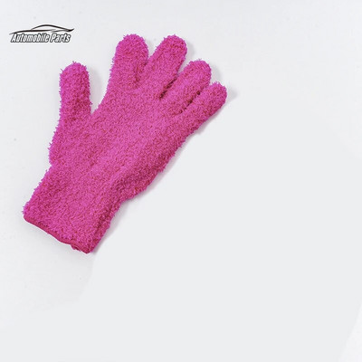 Praonica automobila Rukavice za uklanjanje prašine od mikrovlakana Rukavice od koraljnog flisa Čiste rukavice za kućanske poslove s pet prstiju koje upijaju vodu za suhu kosu