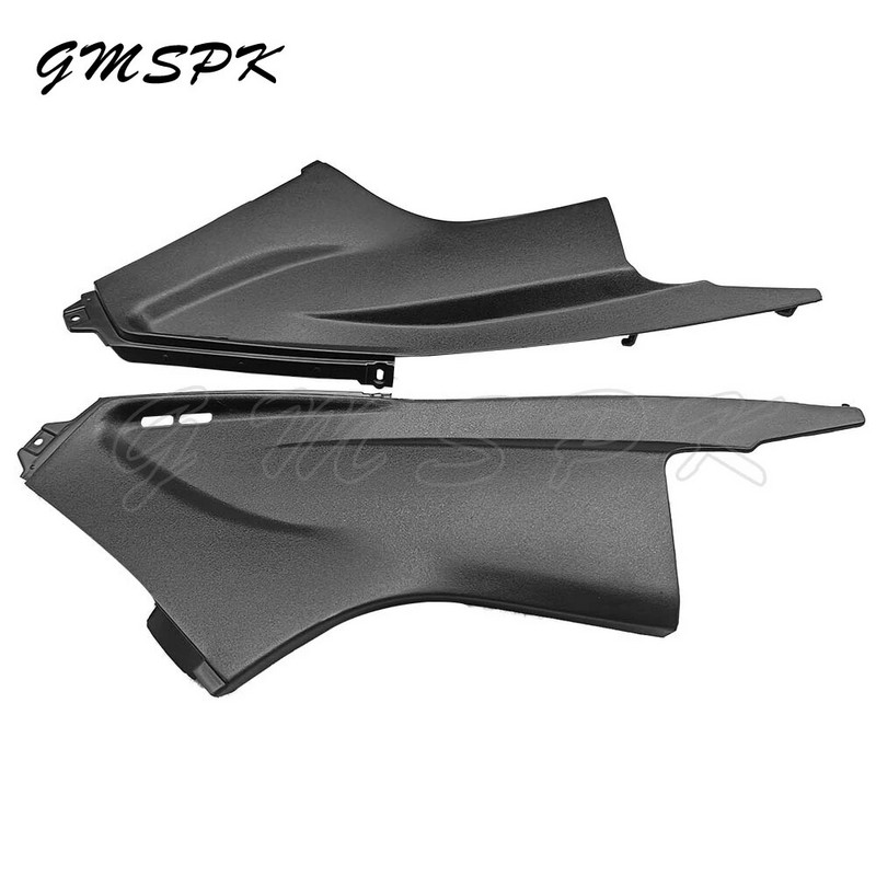 1 paar värvimata musta mootorratta külgmise õhukanali katte katte osi, mis sobivad Yamaha YZF-R6 2003 2004 2005 jaoks