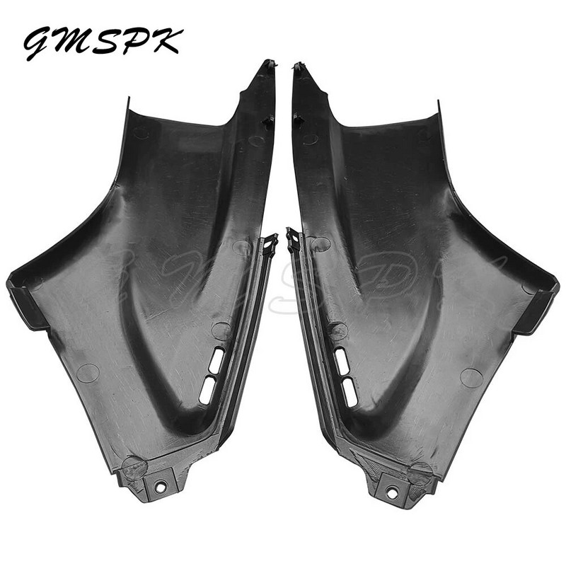 1 paar värvimata musta mootorratta külgmise õhukanali katte katte osi, mis sobivad Yamaha YZF-R6 2003 2004 2005 jaoks