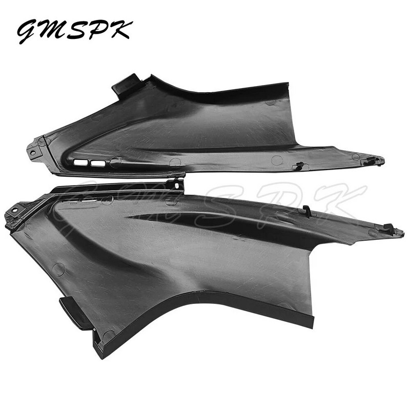 1 paar värvimata musta mootorratta külgmise õhukanali katte katte osi, mis sobivad Yamaha YZF-R6 2003 2004 2005 jaoks