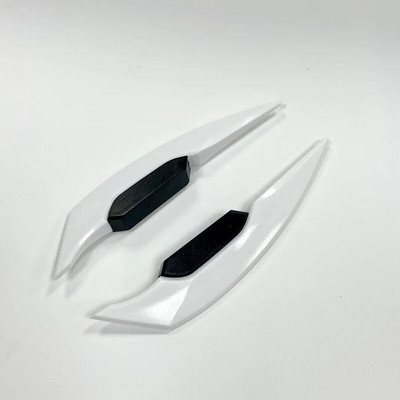 1 pāris universāls motocikla priekšējais apšuvums, sānu spoileri, dinamiskā spārna uzlīme Motocikla spārnu aerodinamiskā