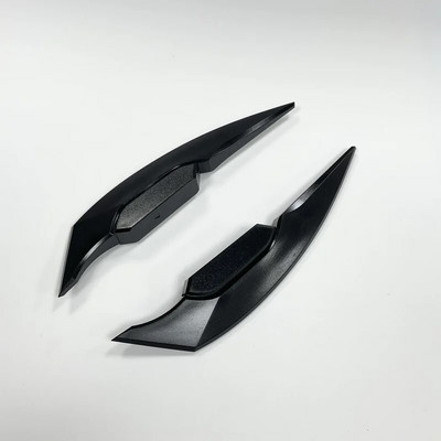 1 pāris universāls motocikla priekšējais apšuvums, sānu spoileri, dinamiskā spārna uzlīme Motocikla spārnu aerodinamiskā