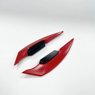 1 pāris universāls motocikla priekšējais apšuvums, sānu spoileri, dinamiskā spārna uzlīme Motocikla spārnu aerodinamiskā