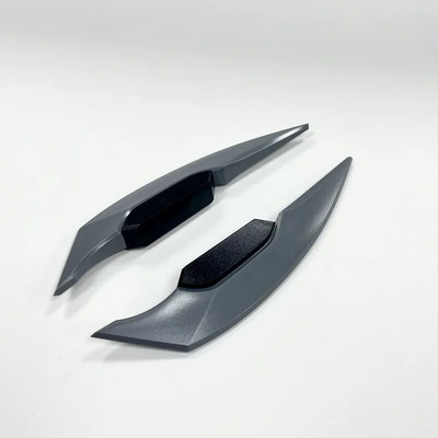 1 pāris universāls motocikla priekšējais apšuvums, sānu spoileri, dinamiskā spārna uzlīme Motocikla spārnu aerodinamiskā