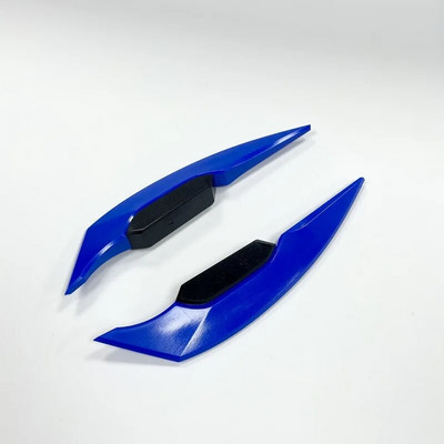 1 pāris universāls motocikla priekšējais apšuvums, sānu spoileri, dinamiskā spārna uzlīme Motocikla spārnu aerodinamiskā