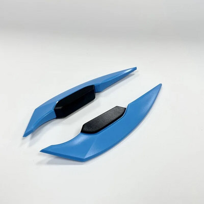 1 pāris universāls motocikla priekšējais apšuvums, sānu spoileri, dinamiskā spārna uzlīme Motocikla spārnu aerodinamiskā