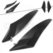 Capaci laterale rezervor ABS negru Panouri Capacul decorativ caren potrivit pentru Yamaha YZF R6 2006 2007