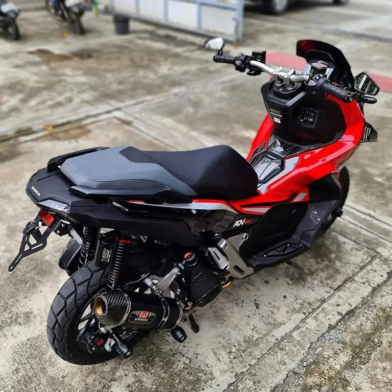 2 gab Augšējā apvalka gaisa deflektori Apvalka sānu spārna vējstikla korpusa spoileris, kas saderīgs ar ADV150 motocikla daļām