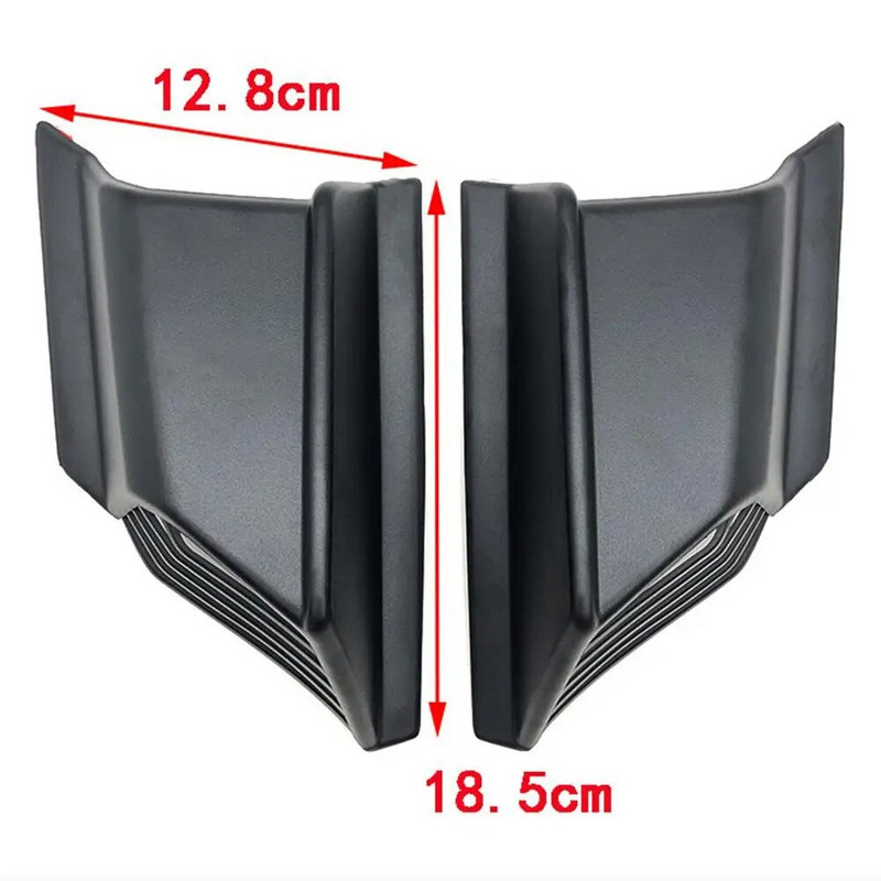 2 gab Augšējā apvalka gaisa deflektori Apvalka sānu spārna vējstikla korpusa spoileris, kas saderīgs ar ADV150 motocikla daļām