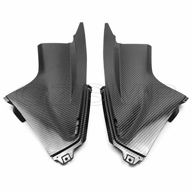 Szénszálas motorkerékpár első levegő porvédő burkolat burkolat betét tartozékok Yamaha YZF R6 2003 2004 2005 modellekhez