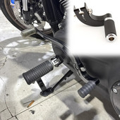 Mootorratta alumiiniumist kannavarba käigukangi ja käigukangi jalapulgad Harley Softail Fat Boy Breakout Street Bob Low Rider ST/S jaoks