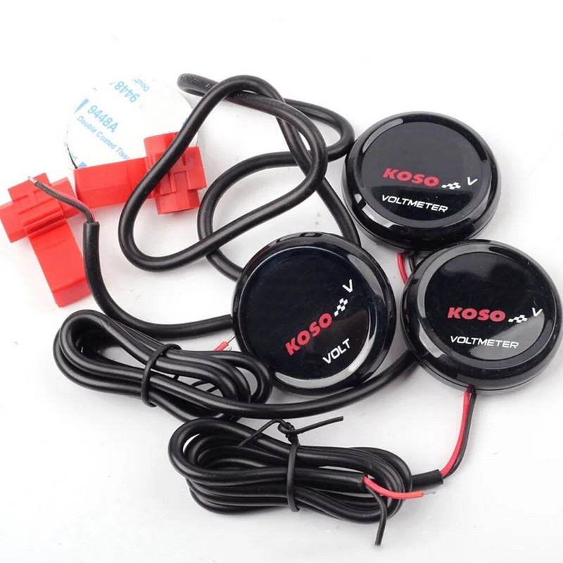 LED ümmargune voltmeeter 10-150v elektriauto aku auto mootorratta modifitseeritud kuvalaud universaalsed elektrimootorratta tarvikud