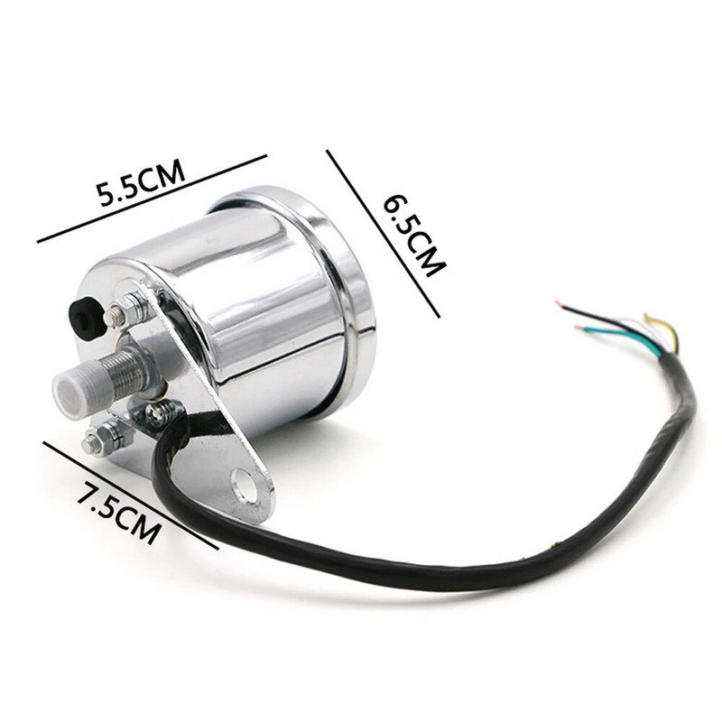 2018 mootorratta spidomeeter LCD digitaalne odomeetri spidomeetri tahhomeetri näidik Mootorratta tõukeratta golfikäru ATV universaalne