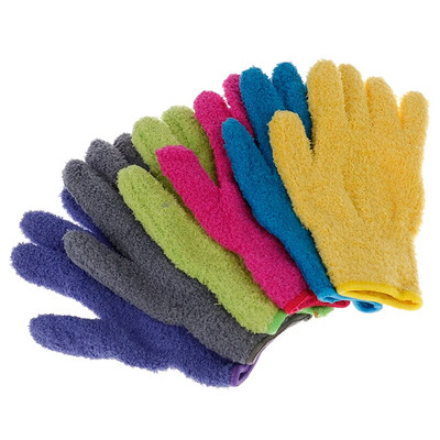 1 buc Mănuși de curățare din microfibră pentru praf, mănuși pentru mașini, instrument de îndepărtare a prafului pentru ferestre, mănuși de curățare reutilizabile, instrumente de curățare pentru uz casnic