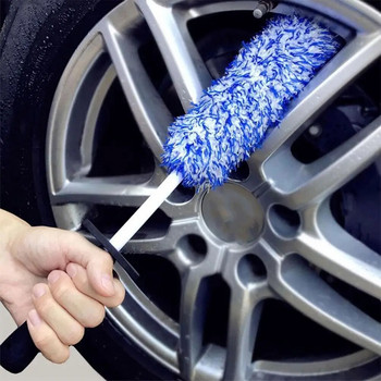 Πλύσιμο αυτοκινήτου Super Brush Τροχοί από μικροΐνες Βούρτσα Αντιολισθητική Μαλακή Λαβή Εύκολη Καθαρισμός Ακτίνες Τροχού Αυτοκινήτου Αξεσουάρ αυτοκινήτου