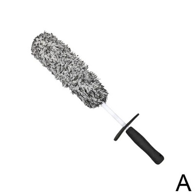 Automazgātava Super Brush Mikrošķiedras Riteņu Suka Neslīdošs Mīksts Rokturis Viegli tīrāms Automašīnas Riteņu Spieķi Automašīnas Piederumi