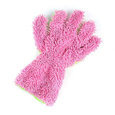 1db kényelmes autómosó kesztyű, nem hullik öt ujj, autótisztító kesztyű, autóbelső külső tisztító kesztyű