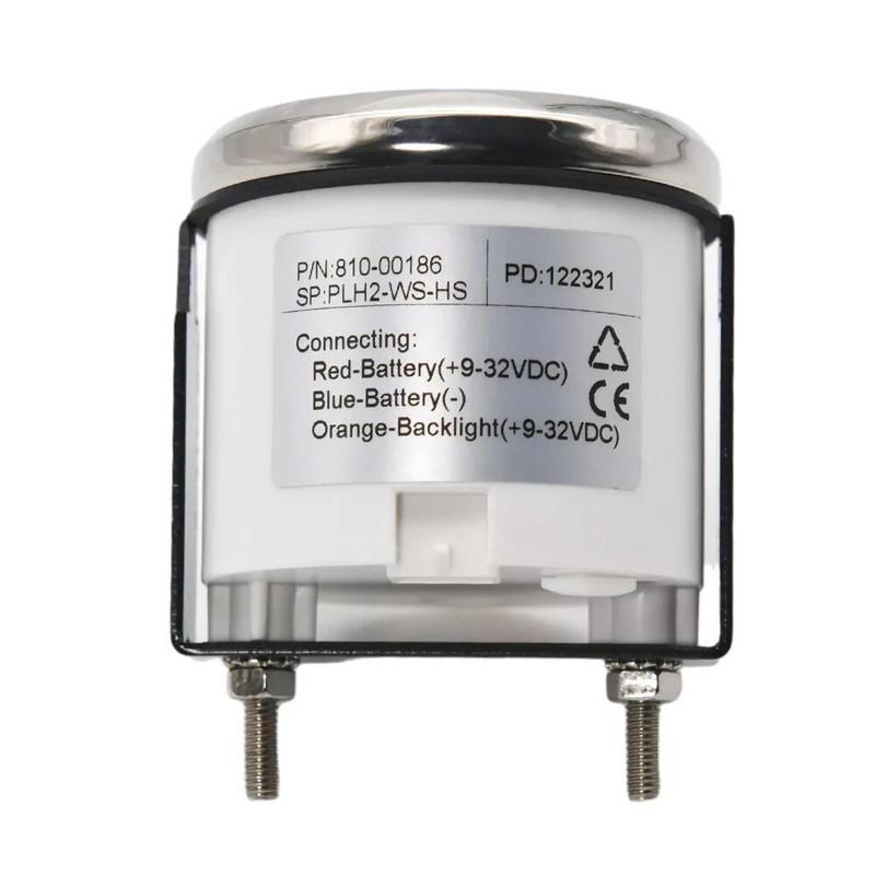 HD Universālie 52 mm digitālie stundu skaitītāji 0-99999,9 H stundu skaitītāji Pulksteņa mērītājs jūras laivai jahtai automašīnai, sarkana fona apgaismojums 12 V/24 V