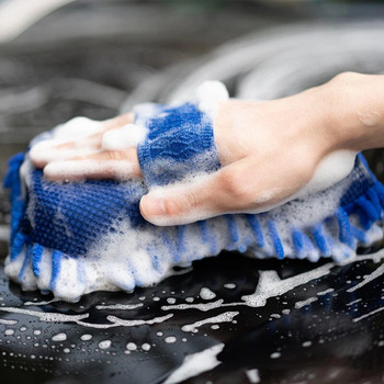 1 τεμ Coral σφουγγαράκι Πλυντήριο αυτοκινήτων Σφουγγάρι Καθαρισμός Αυτοκινήτου Περιποίηση λεπτομερειών Βούρτσες Σφουγγάρι πλυσίματος Γάντια Αυτοκινήτων Styling Προμήθειες καθαρισμού
