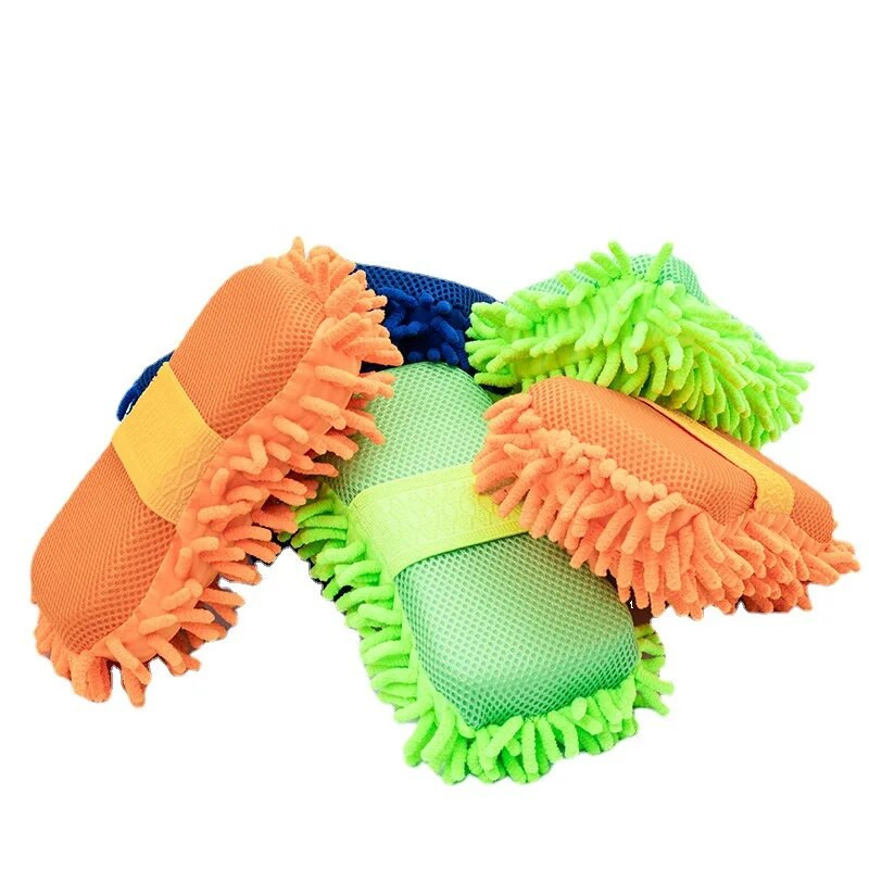 1 gab Coral Sponge Auto mazgātājs Sūklis tīrīšanas Auto kopšana Detaļu birstes Mazgāšanas sūklis Auto cimdi Veidošanas tīrīšanas piederumi