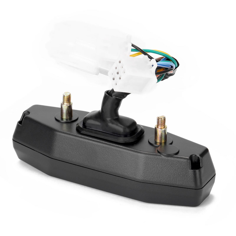 Motocikla spidometra mērītājs Universāls LCD digitālais odometra skaitītājs Motocikla tahometrs Degvielas mērītājs pagrieziena signāla indikators