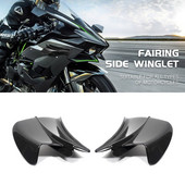 Kinnituskülje küljetiivakorpuse aerodünaamiline tiivadeflektori spoiler Kawasaki Ninja 650 400 300 250 H2R ZX-14R ZX-10R ZX-6R Z H2 1000SX