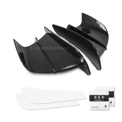 Kinnituskülje küljetiivakorpuse aerodünaamiline tiivadeflektori spoiler Kawasaki Ninja 650 400 300 250 H2R ZX-14R ZX-10R ZX-6R Z H2 1000SX