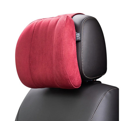 Αναπνεύσιμο Προσκέφαλο Καθίσματος Αυτοκινήτου Μαξιλάρι Λαιμού αυτοκινήτου Suede Υφασμάτινο Προσκέφαλο Μαξιλάρι Αυχένα αυτοκινήτου Μαξιλάρι Κάθισμα Αυτοκινήτου Στήριγμα Μνήμης για Εσωτερικό Αυτοκινήτου
