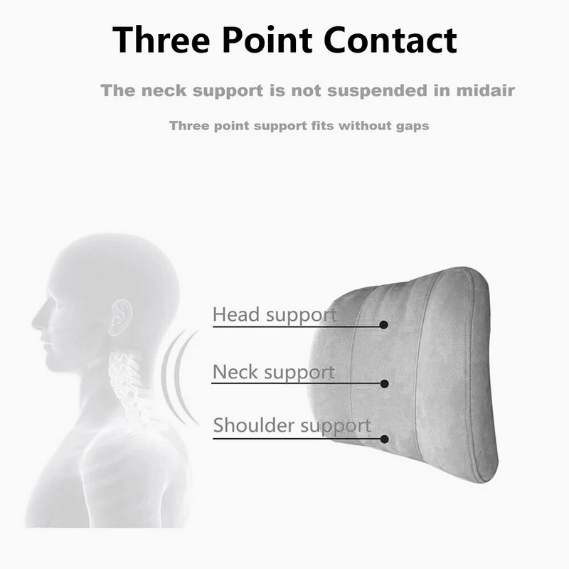 Auto peatoe kaelapadi seemisnahast riidest mäluvahust peatugi auto kaela-peatugi padi auto istme padja tugipeatugi