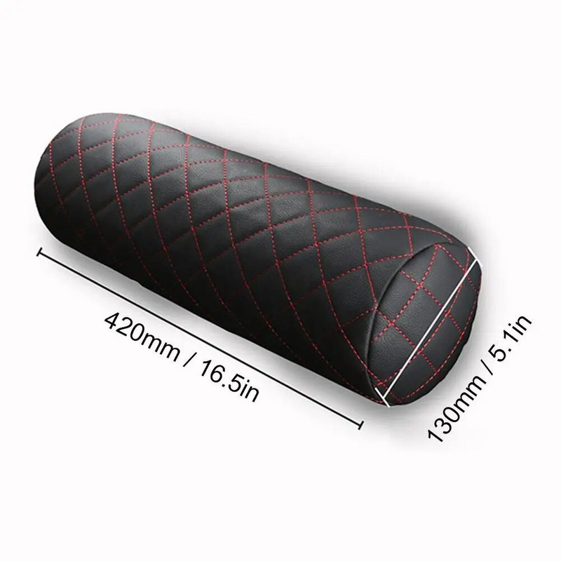 Luksusa automašīnu sēdekļi Kakla spilvens Ādas Atmiņa Mīksts Elpojošs Ērts Relaksēts Kakla atbalsts Auto Biroja Krēsls Galvas balstu Aizsargs