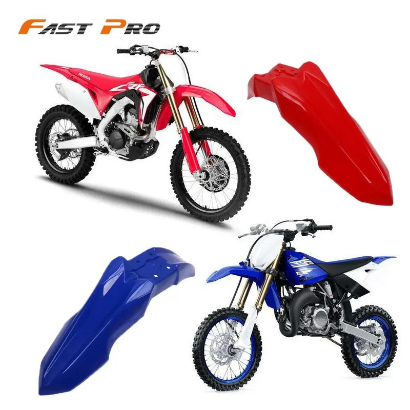 For YZ WR XR CRF KLX KX RM RMZ DR DRZ 125 250 450 universaalne 5 värvi porikaitsed Mootorratta plastikust esiporilauad poritiibad