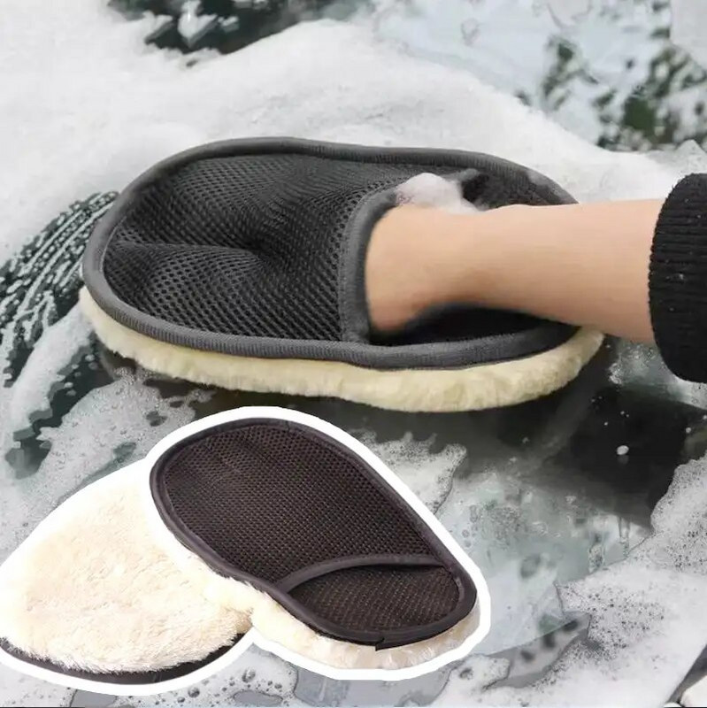 Auto Styling Wool Pehmed Autopesu Kindad Puhastushari Mootorrattapesumasinate Hooldustooted Palus autopesukindad