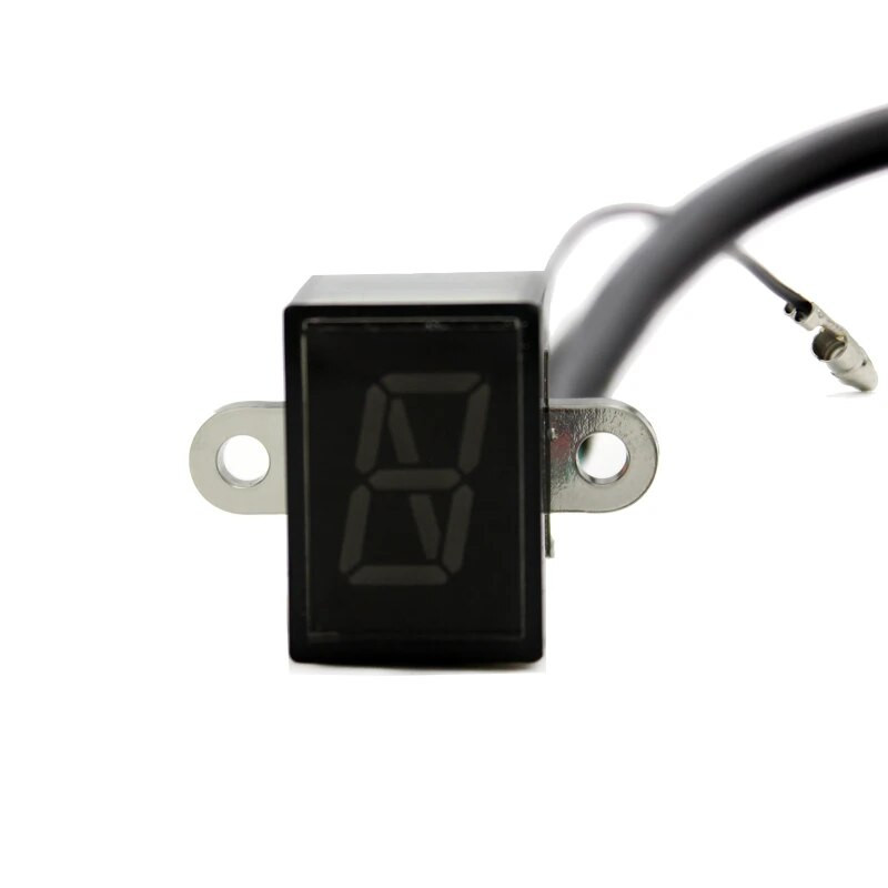 Nuoxintr 6 Speed Black Universal Μοτοσικλέτα για ψηφιακή οθόνη Led Motocross Off-road Moto Light Neutral Gear Indicator Monitor