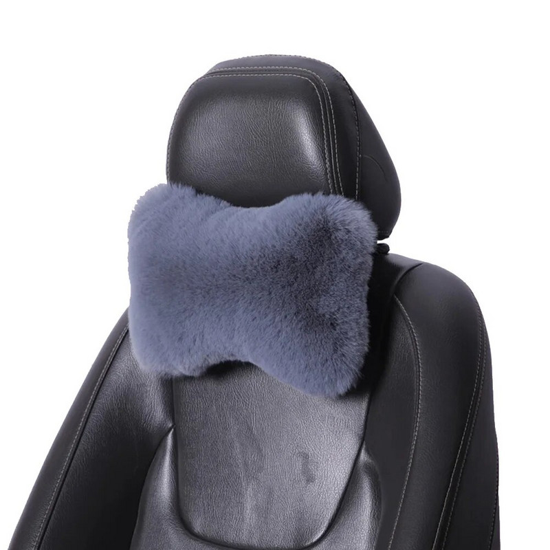 Autoistme kaelapadi talvine plüüs autopeapadi, universaalne soe peatoe padja tugi, sisetarvikud