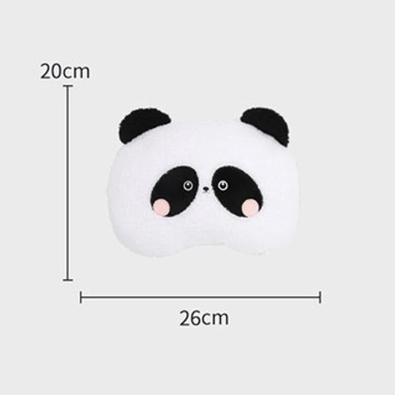 Plīša anime automašīnas spilvens Creative Bear automašīnas galvas balsta kakla aizsardzības spilvens, balts suņu cūku spilvens, automašīnas aksesuāri