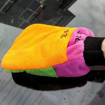 Universal Car Wash Gloves Functional Microfiber Car Wash Mitt 3 σε 1 Auto Microfiber Wash Gloves Πετσέτα καθαρισμού αυτοκινήτου