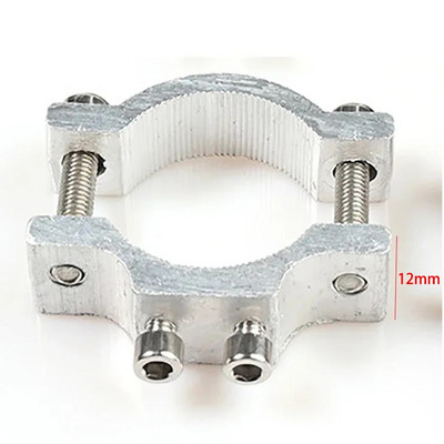 Motociklo E-dviračio priekinių žibintų prožektorių tvirtinimo fiksuoto spaustuko laikiklio spaustukas Aliuminis sidabro spalvos motociklų priedai Honda Dio Af18