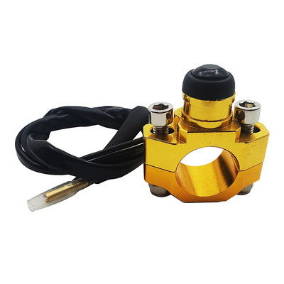 CNC universālā motocikla dzinēja apturēšanas palaišanas nogalināšanas slēdzis, īslaicīgs spiedpogas slēdzis priekš Yamaha Kawasaki KTM Honda CRF YZF KXF RM