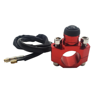 CNC universālā motocikla dzinēja apturēšanas palaišanas nogalināšanas slēdzis, īslaicīgs spiedpogas slēdzis priekš Yamaha Kawasaki KTM Honda CRF YZF KXF RM