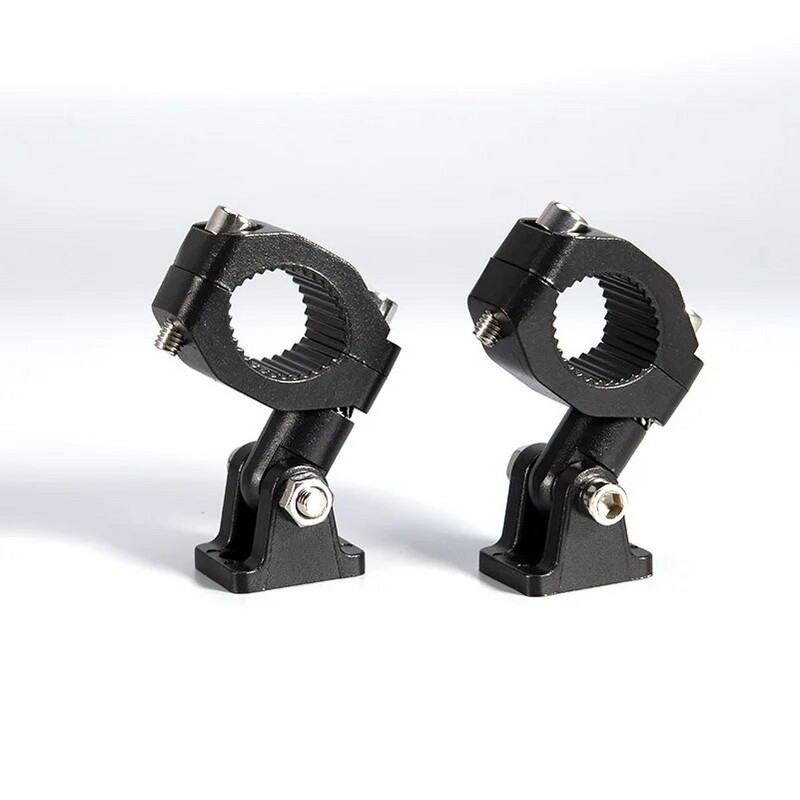 Sakausējuma motocikla stents 19–26 mm kronšteina bufera skava Papildu prožektora priekšējo lukturu stiprinājuma kronšteini caurules skavas stiprinājuma komplekts