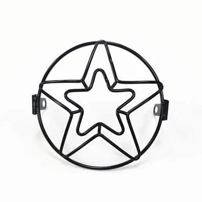 Universāls motocikla priekšējo lukturu aizsargs, 6,5 collu motocikla gaismas luktura metāla vāka tīkla grila maska priekš Honda CG125 GN125