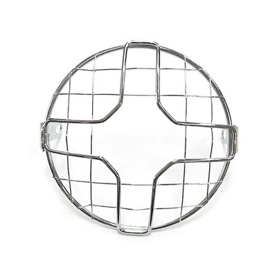Protecție universală pentru faruri pentru motociclete, 6,5 inci, lampă pentru motociclete, capac metalic, mască de grătar cu plasă pentru Honda CG125 GN125