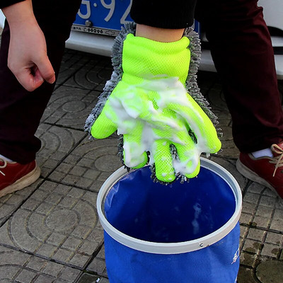 1 buc Mănuși de spălat auto din microfibră ultra-luxe Instrument de curățare a mașinii pentru uz casnic Perie de curățare multifuncțională pentru detaliu mănuși de spălat