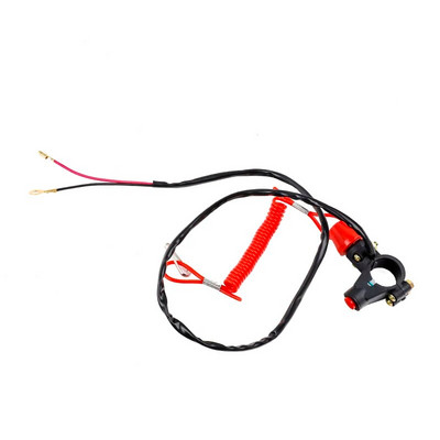 ATV mootorratta paadi kinnitusrihmaga hädaseiskamismootori lüliti surunupp tasku Mini Dirt Bike ATV Quad jaoks