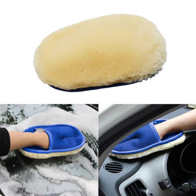 Car Styling Soft Wool Wash Cleaning Glove Мотоциклетна четка Washer Auto Tool Четки Ръкавици за автомивка Cleaning Care Tool Brush