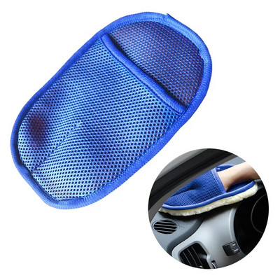 Car Styling Soft Wool Wash Cleaning Glove Βούρτσα μοτοσικλέτας Βούρτσες Auto Tool Wash Gloves Cleaning Care Tool Brush
