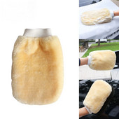 2Pc Car Wash Mitt Glove Professional Super Soft Synthetic Lambs Wool Cleaner Tool Γάντια πλυσίματος αυτοκινήτου