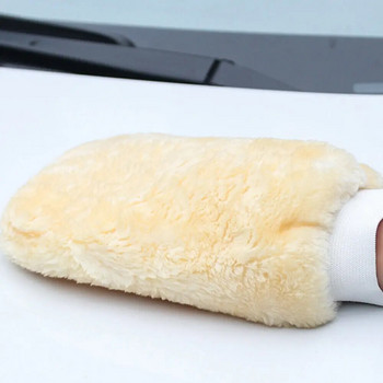 2Pc Car Wash Mitt Glove Professional Super Soft Synthetic Lambs Wool Cleaner Tool Γάντια πλυσίματος αυτοκινήτου