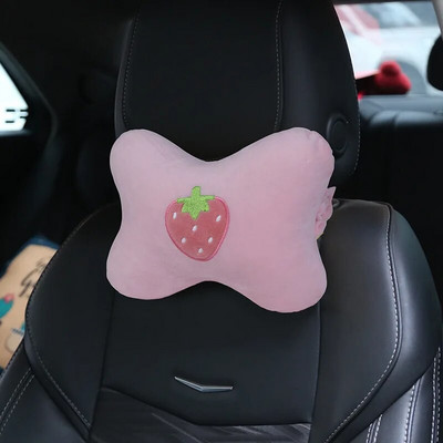 Kreatív rajzfilm aranyos autós fejtámla karima plüss nyakpárna autó belső kialakítás lány ülés kényelmes párna