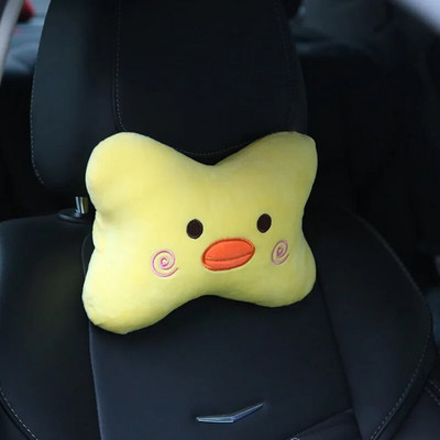 Kreatív rajzfilm aranyos autós fejtámla karima plüss nyakpárna autó belső kialakítás lány ülés kényelmes párna